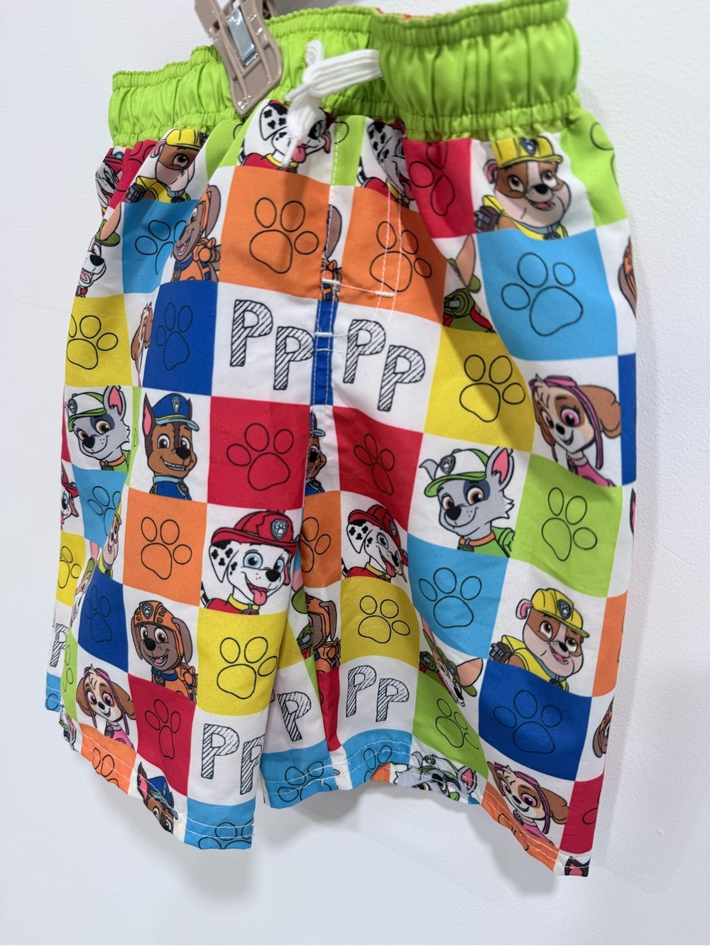 Nickelodeon Red and White Kids Swim Shorts with Character Liner - Picture 6 of 7